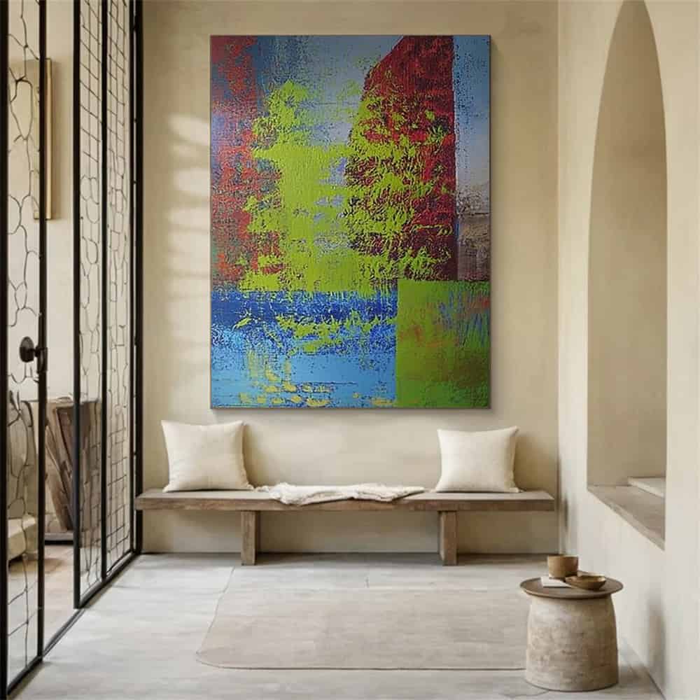 COLOR ABSTRACT ART "CITADEL BLOOM"
