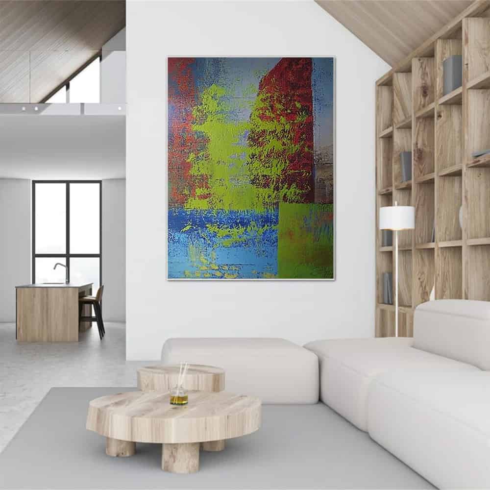 COLOR ABSTRACT ART "CITADEL BLOOM"