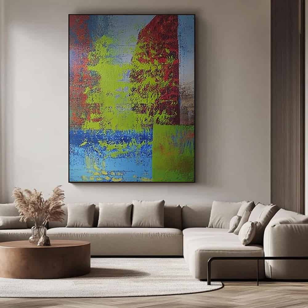 COLOR ABSTRACT ART "CITADEL BLOOM"