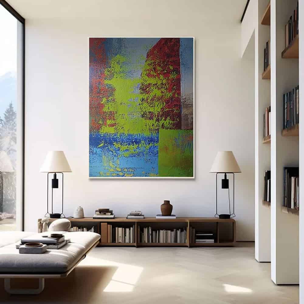 COLOR ABSTRACT ART "CITADEL BLOOM"
