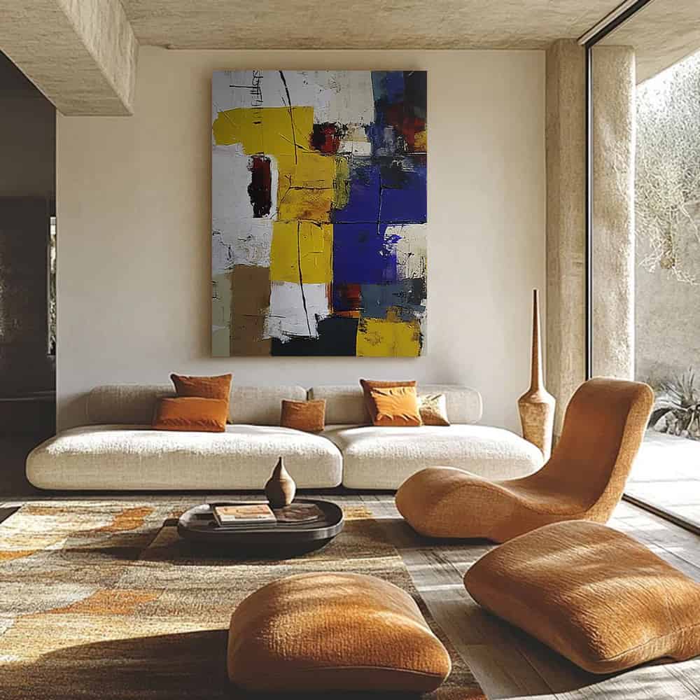 COLOR ABSTRACT ART "CONSTRUCTED CHAOS"