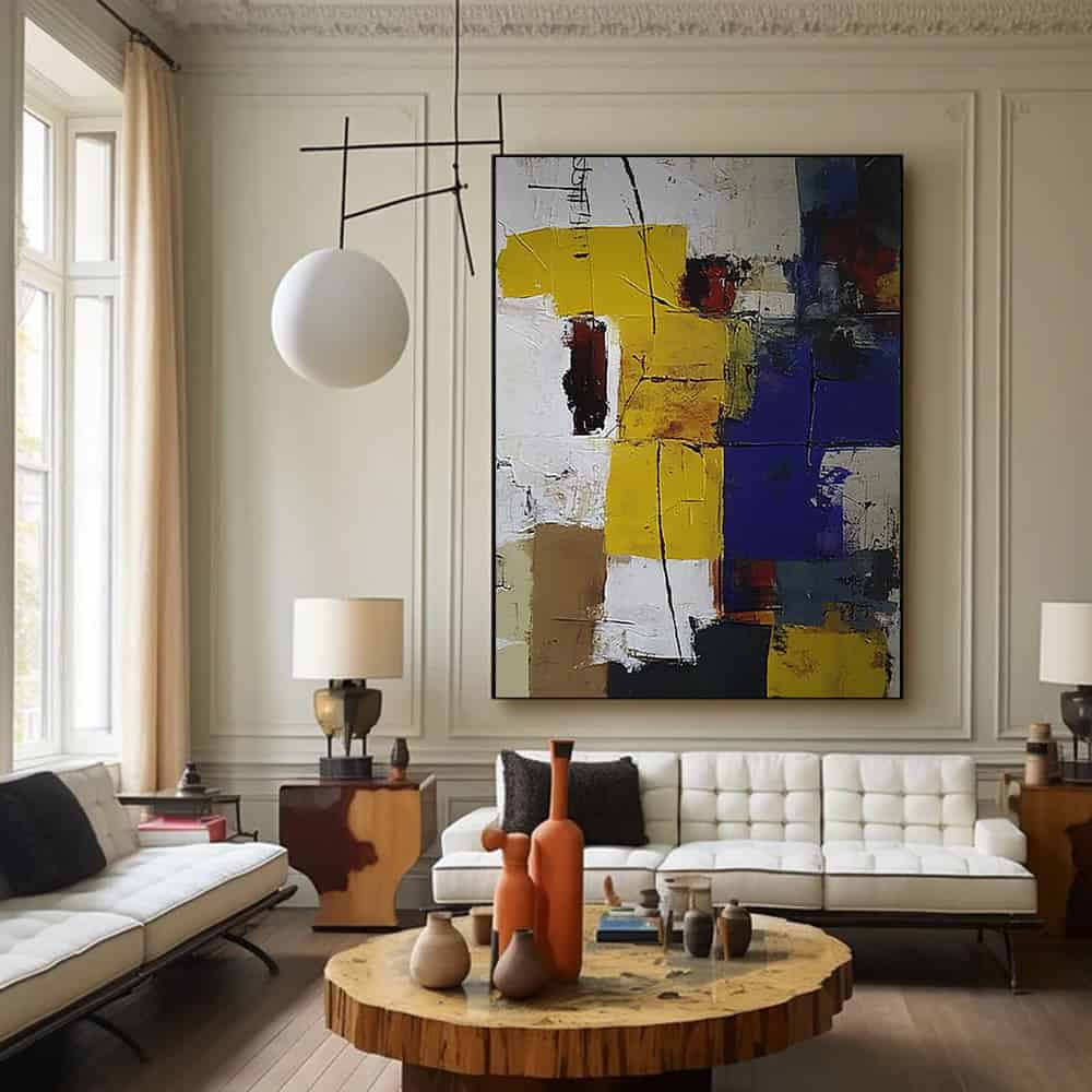 COLOR ABSTRACT ART "CONSTRUCTED CHAOS"