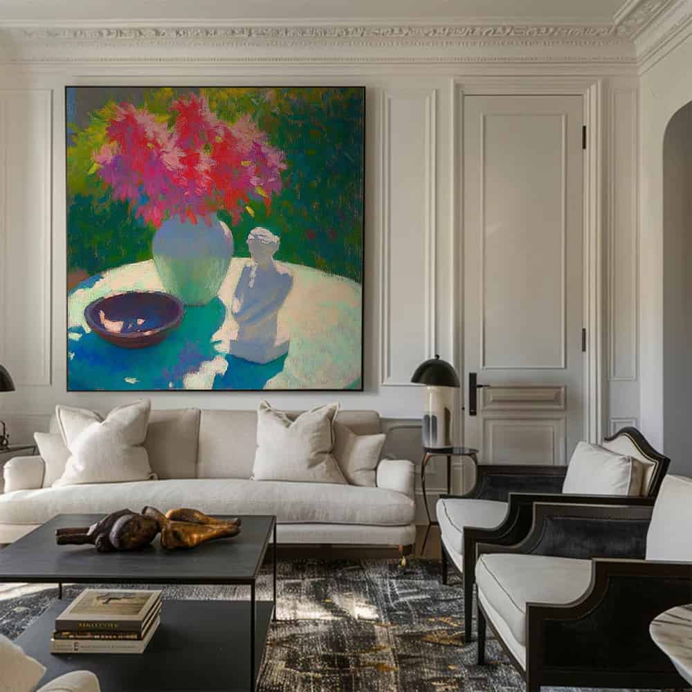 COLOR ABSTRACT ART "GARDEN REVERIE"