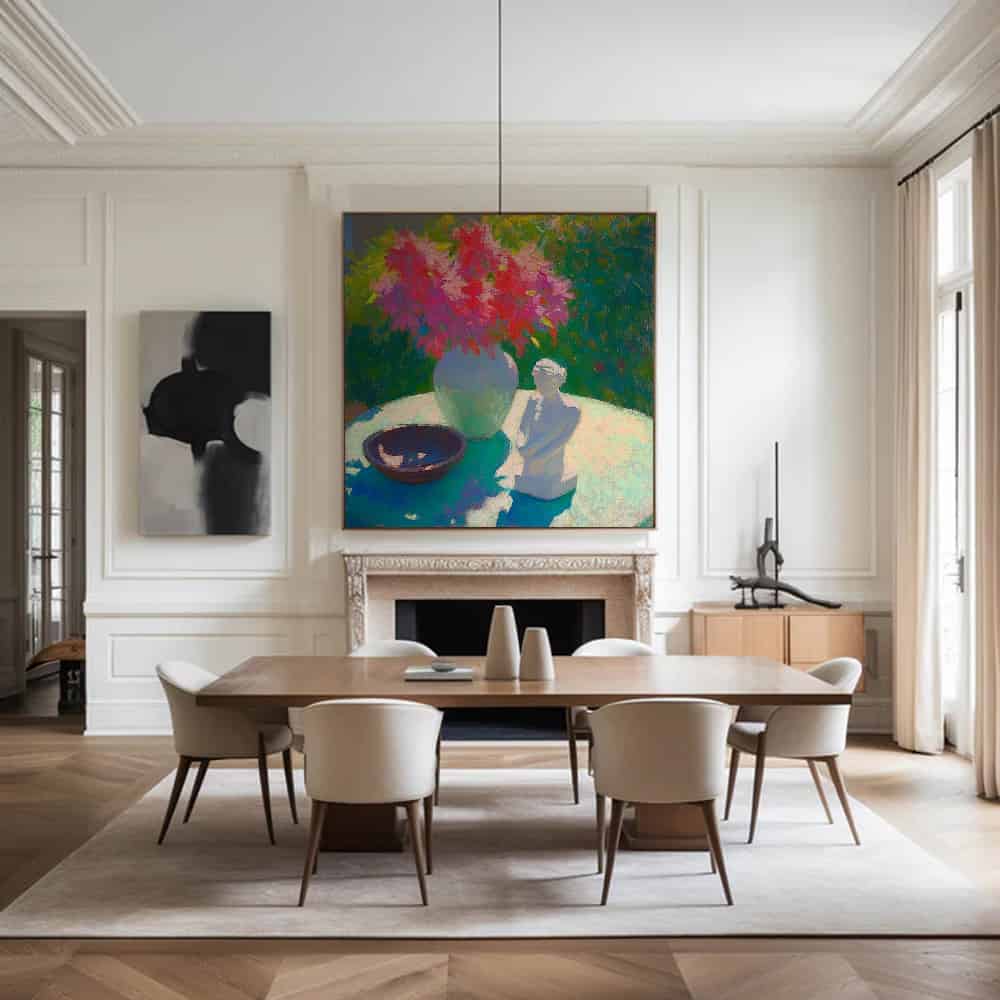 COLOR ABSTRACT ART "GARDEN REVERIE"
