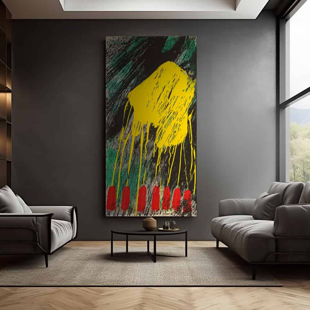 COLOR ABSTRACT ART "IGNITION"