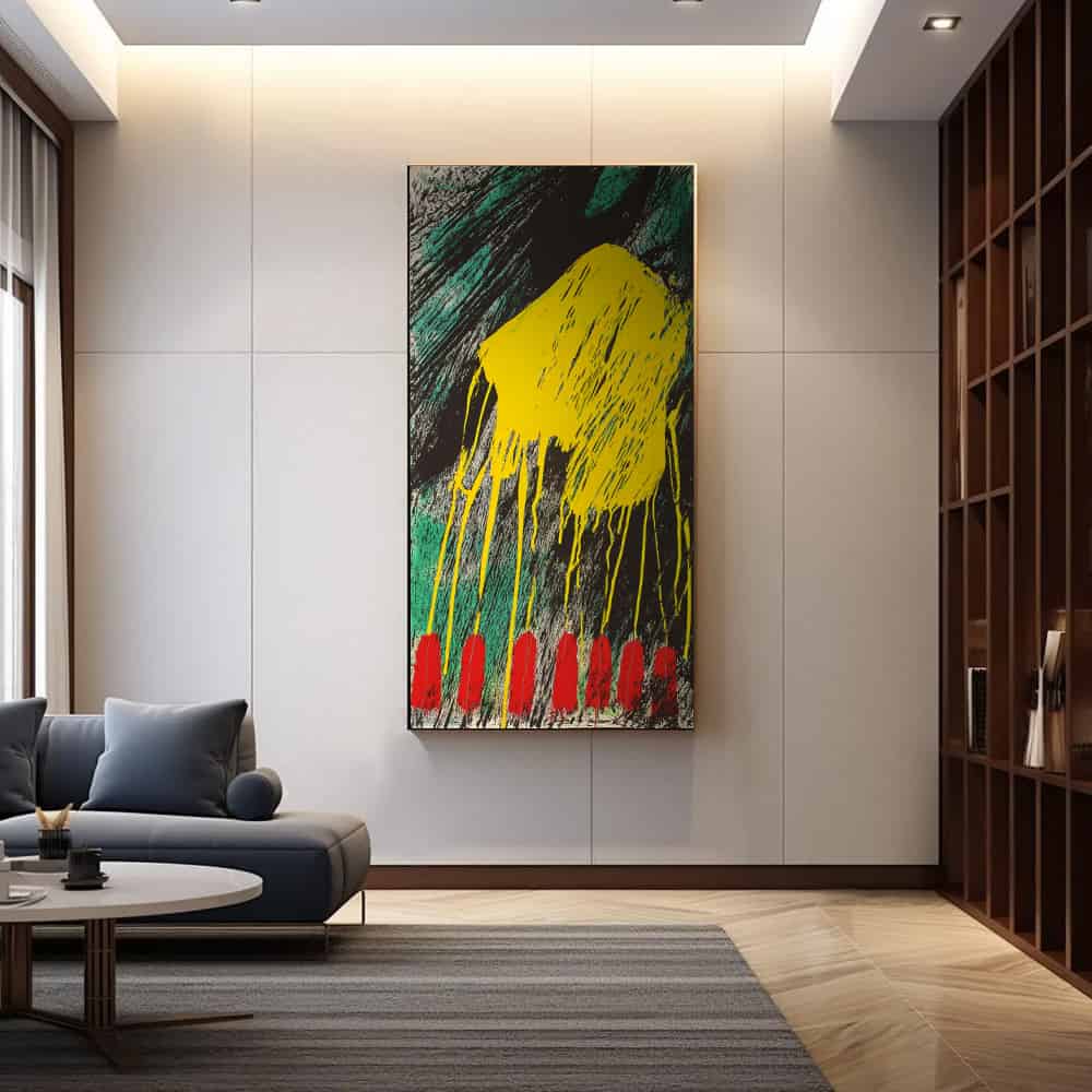 COLOR ABSTRACT ART "IGNITION"