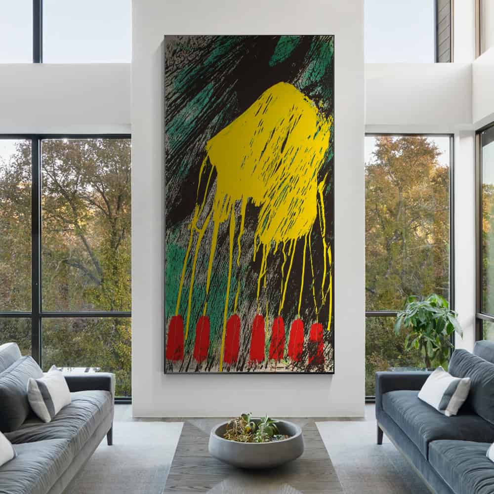 COLOR ABSTRACT ART "IGNITION"