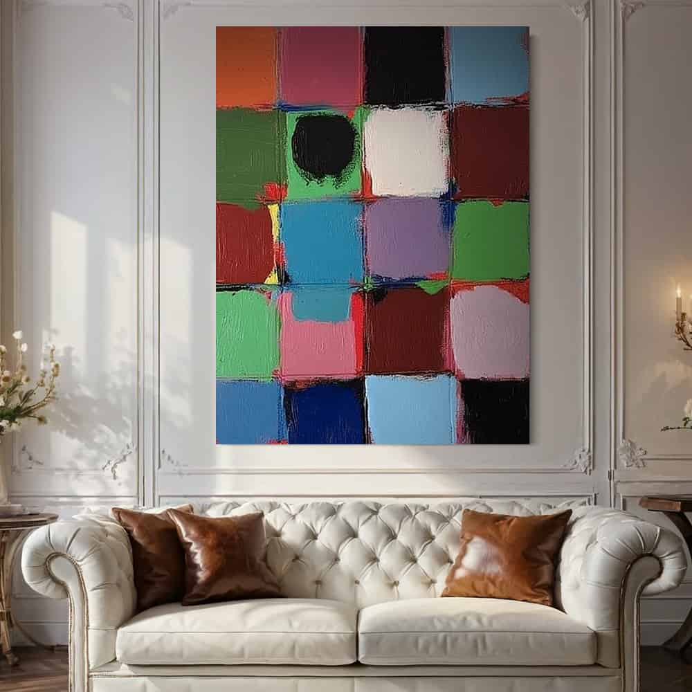 COLOR ABSTRACT ART "PATCHWORK OF MOODS"
