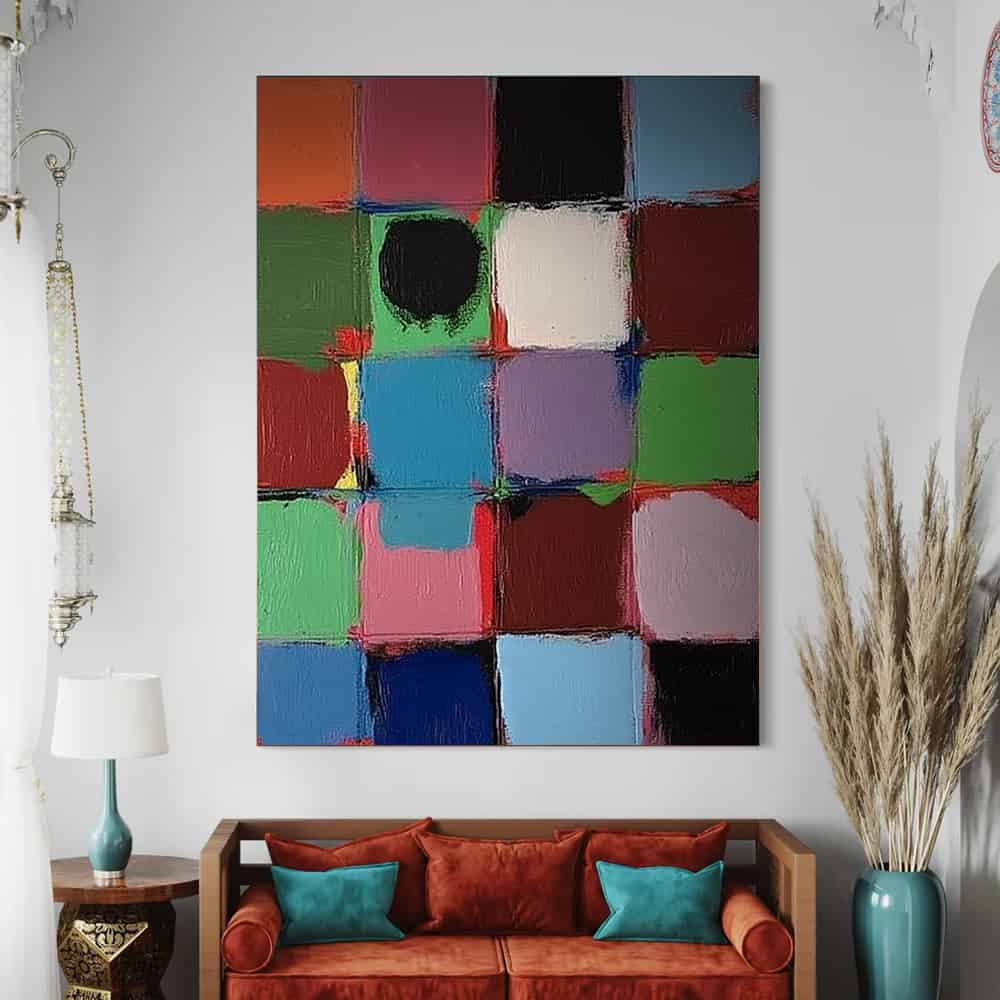 COLOR ABSTRACT ART "PATCHWORK OF MOODS"
