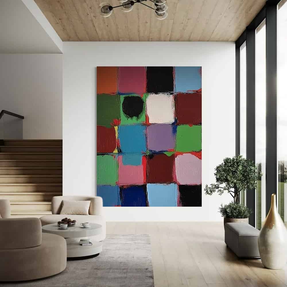 COLOR ABSTRACT ART "PATCHWORK OF MOODS"