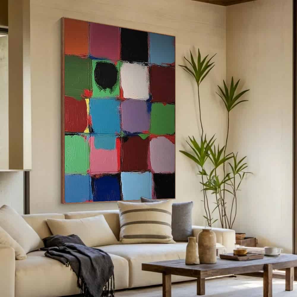 COLOR ABSTRACT ART "PATCHWORK OF MOODS"