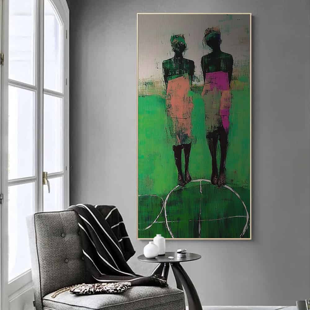 COLOR ABSTRACT ART "SHARED GROUND"