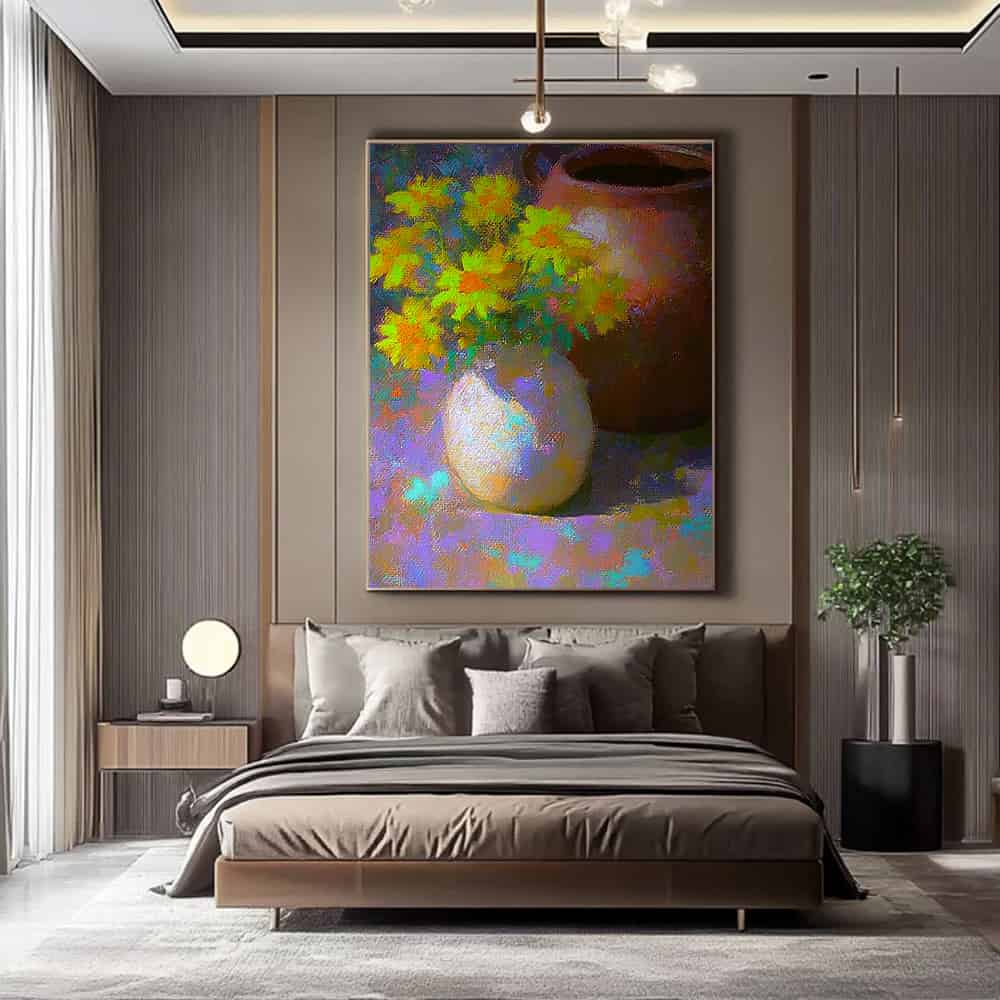 COLOR ABSTRACT ART "SUNLIGHT MOSAIC"