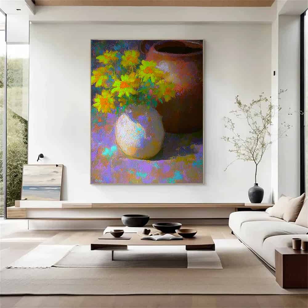 COLOR ABSTRACT ART "SUNLIGHT MOSAIC"