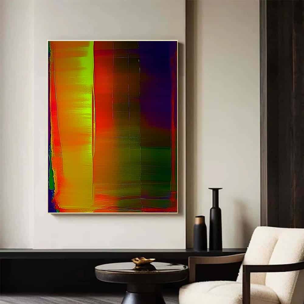 COLOR ABSTRACT ART "THERMAL GATE"