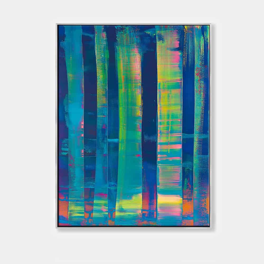 COLOR ABSTRACT ART "VIVID GLITCH"