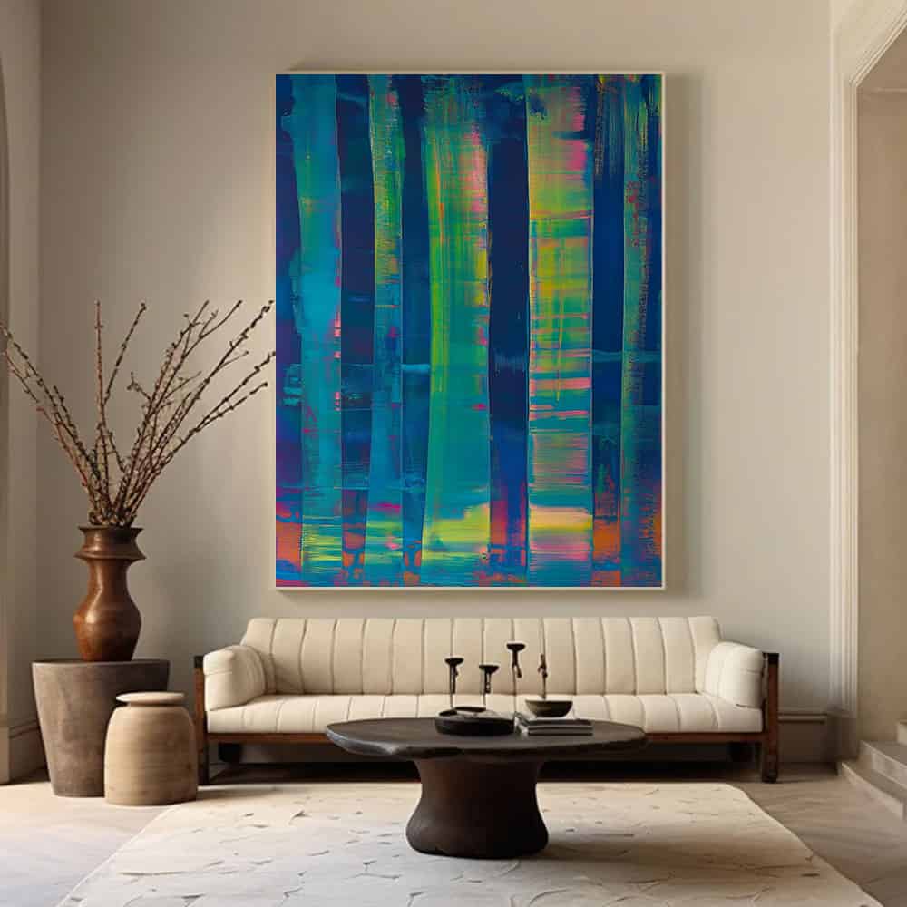 COLOR ABSTRACT ART "VIVID GLITCH"