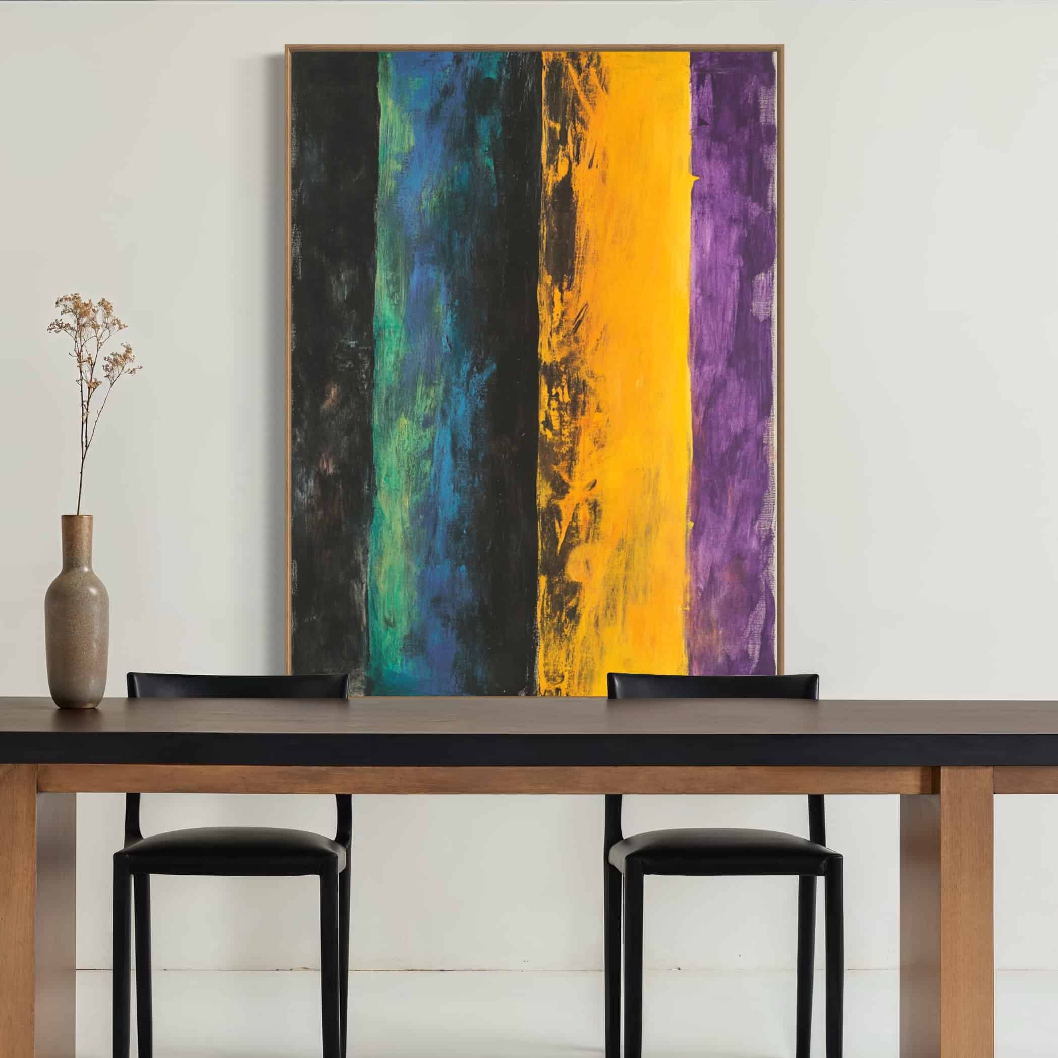 COLOR FIELD PAINTING: "PRIMAL SPECTRUM"