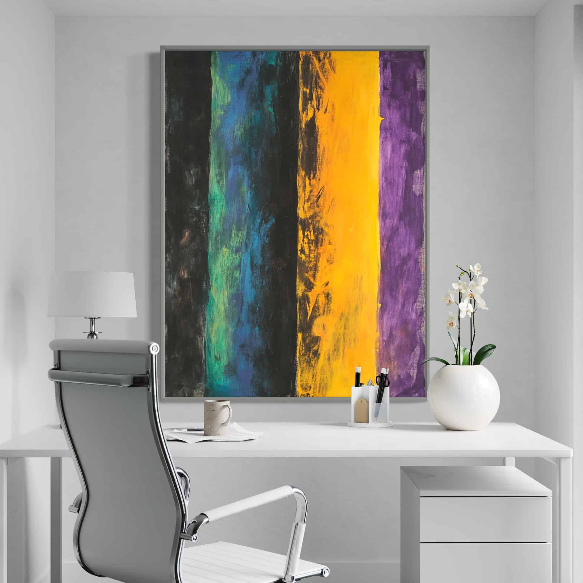 COLOR FIELD PAINTING: "PRIMAL SPECTRUM"
