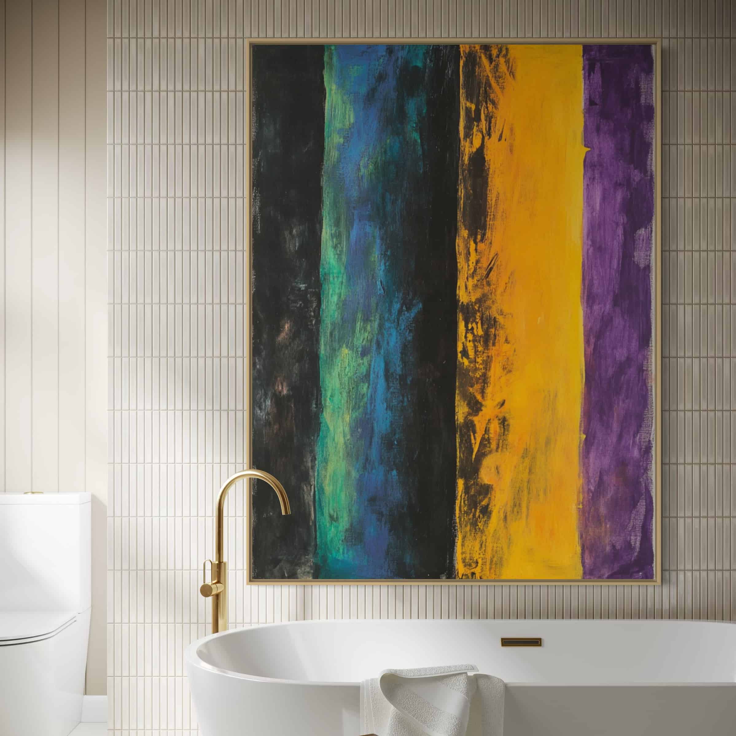 COLOR FIELD PAINTING: "PRIMAL SPECTRUM"