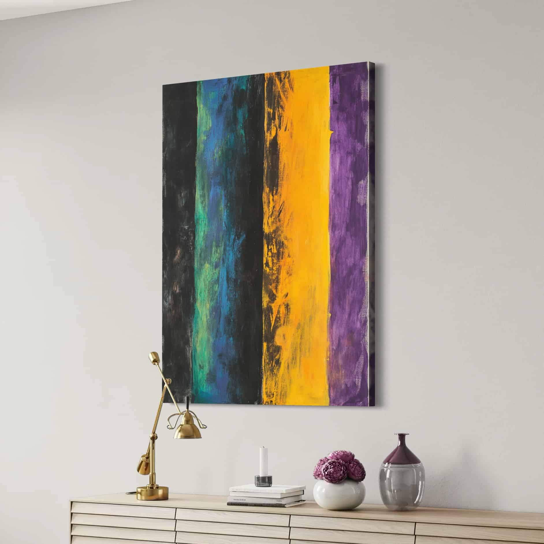 COLOR FIELD PAINTING: "PRIMAL SPECTRUM"