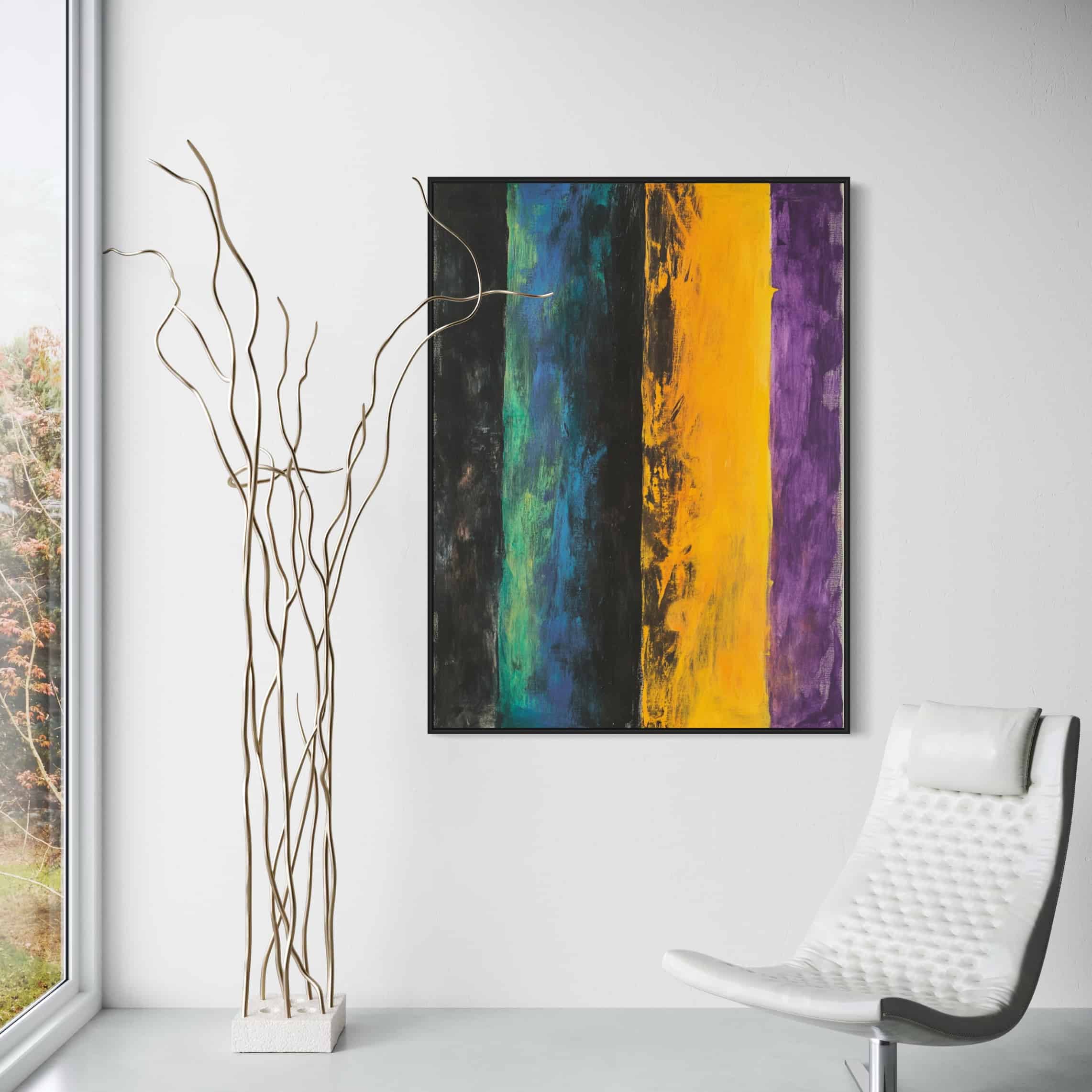 COLOR FIELD PAINTING: "PRIMAL SPECTRUM"