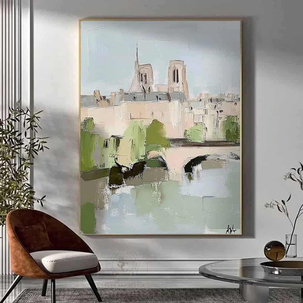 CONTEMPORARY IMPASTO "ECHOES OF NOTRE DAME"