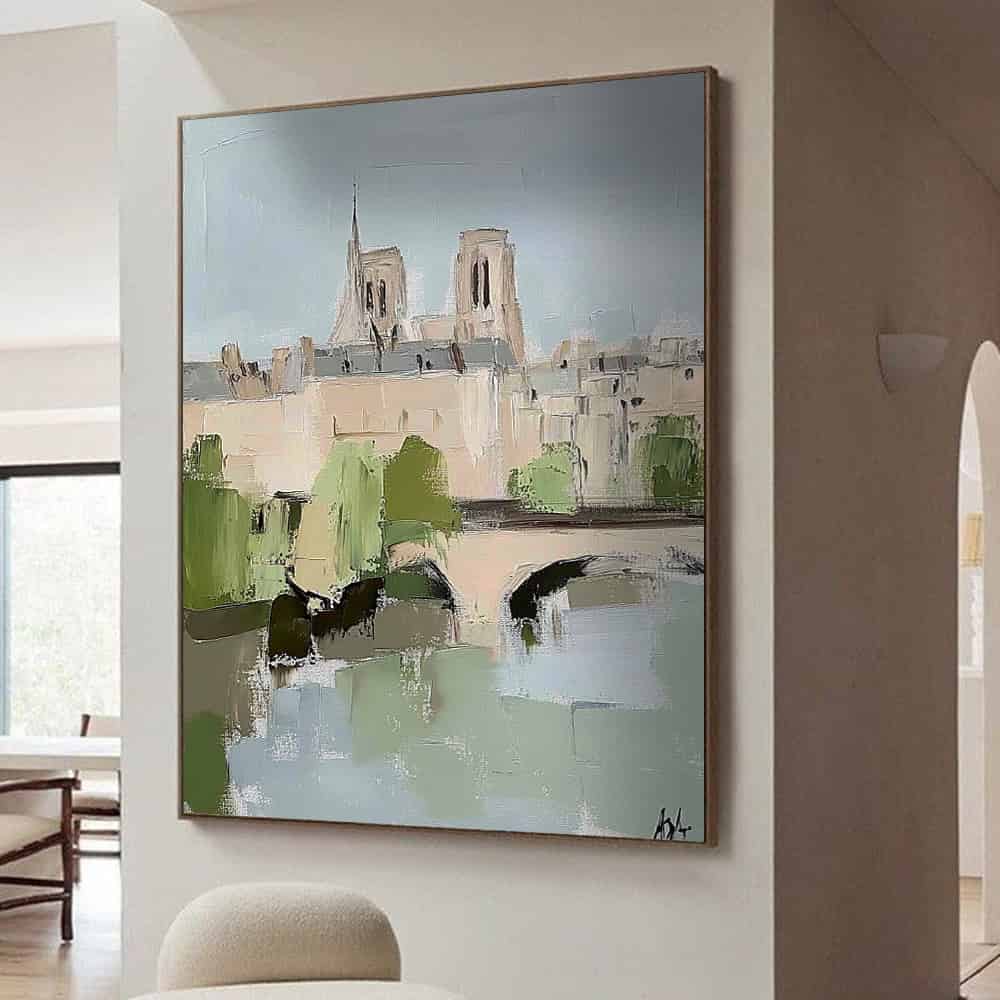 CONTEMPORARY IMPASTO "ECHOES OF NOTRE DAME"