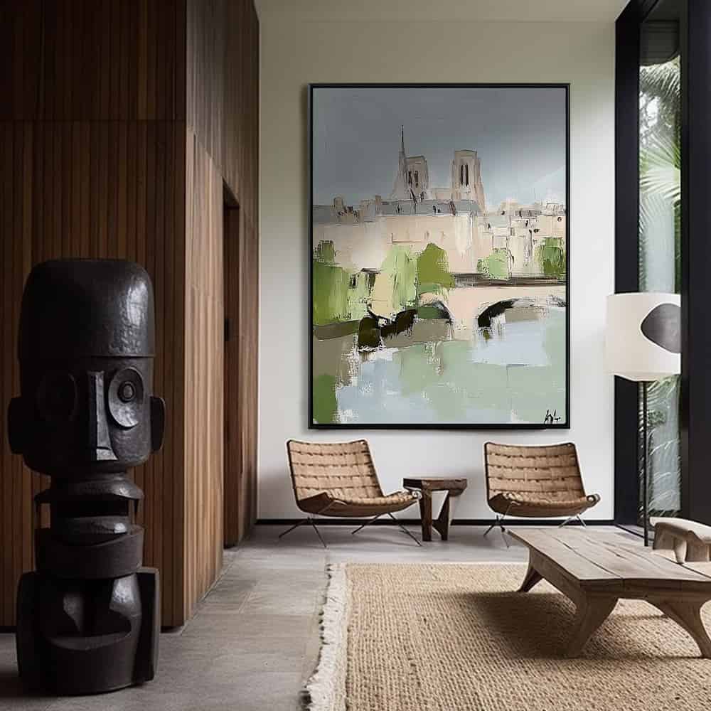 CONTEMPORARY IMPASTO "ECHOES OF NOTRE DAME"
