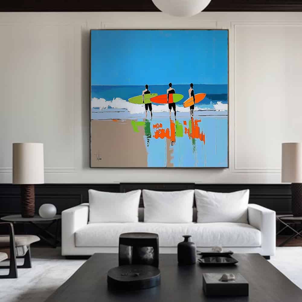 SEA & BEACH ART "WAVEBOUND"