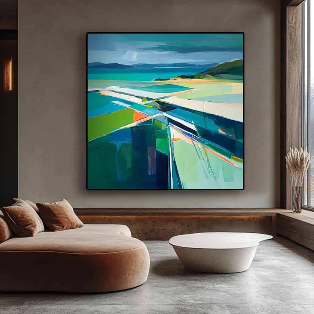 GEOMETRIC ART "COASTAL PRISM"