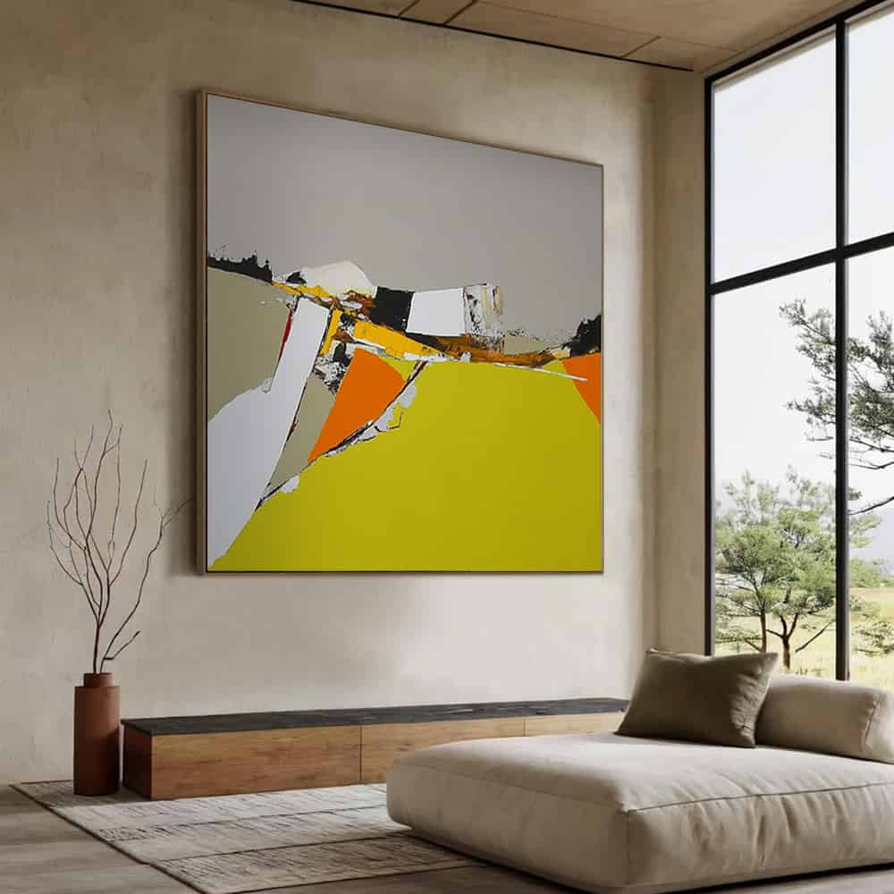 GEOMETRIC ART "FRACTURED HORIZON"