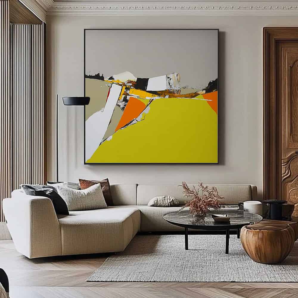 GEOMETRIC ART "FRACTURED HORIZON"