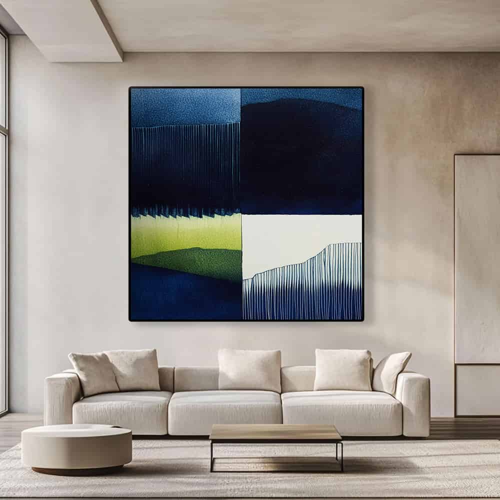 GEOMETRIC ART "LANDSCAPE QUARTET"