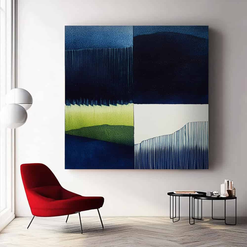 GEOMETRIC ART "LANDSCAPE QUARTET"