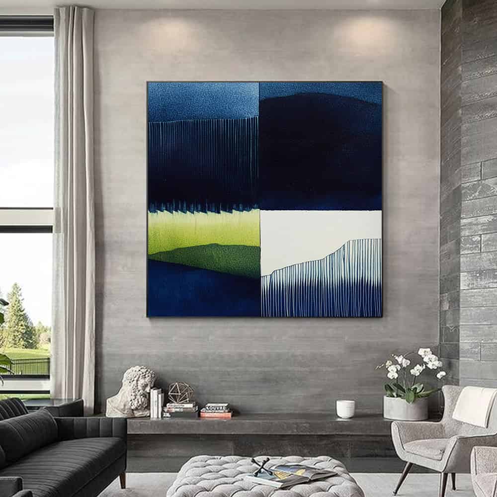 GEOMETRIC ART "LANDSCAPE QUARTET"