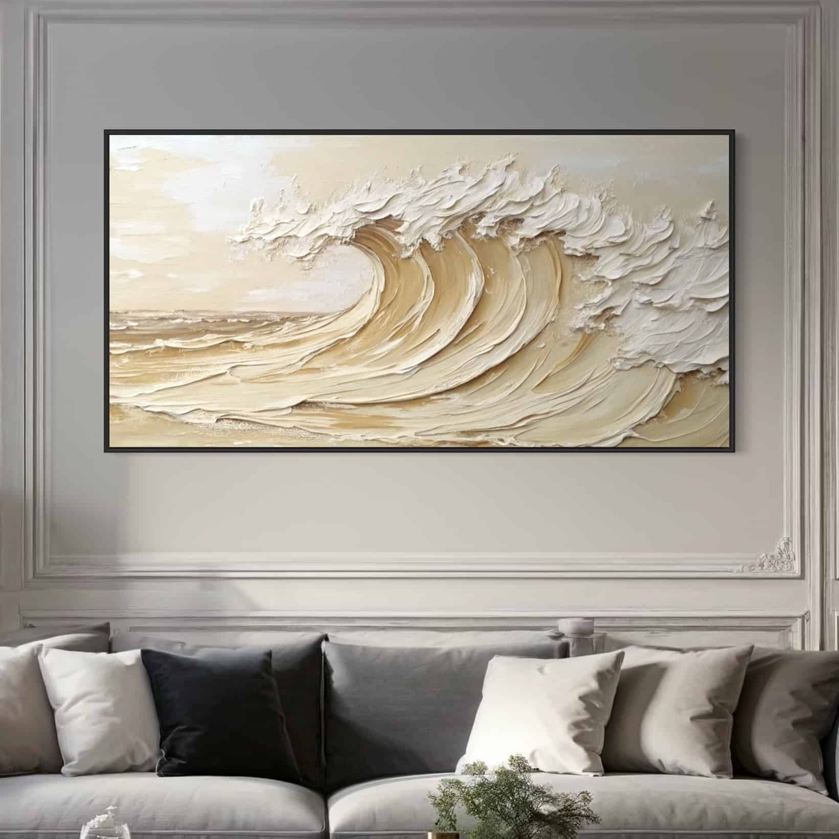 SEA & BEACH ART "GOLDEN WAVE"