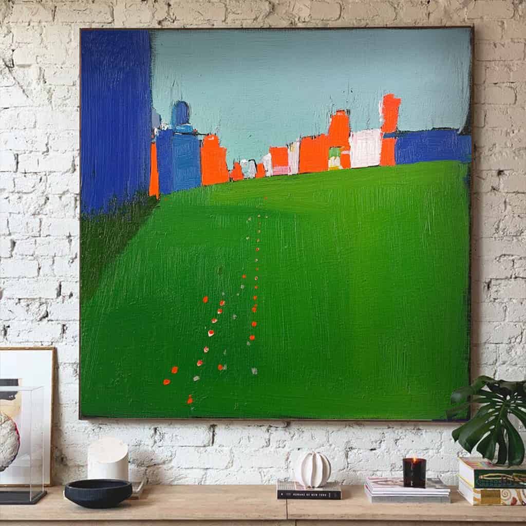 LANDSCAPE ART "PATH TO THE VIBRANT EDGE"