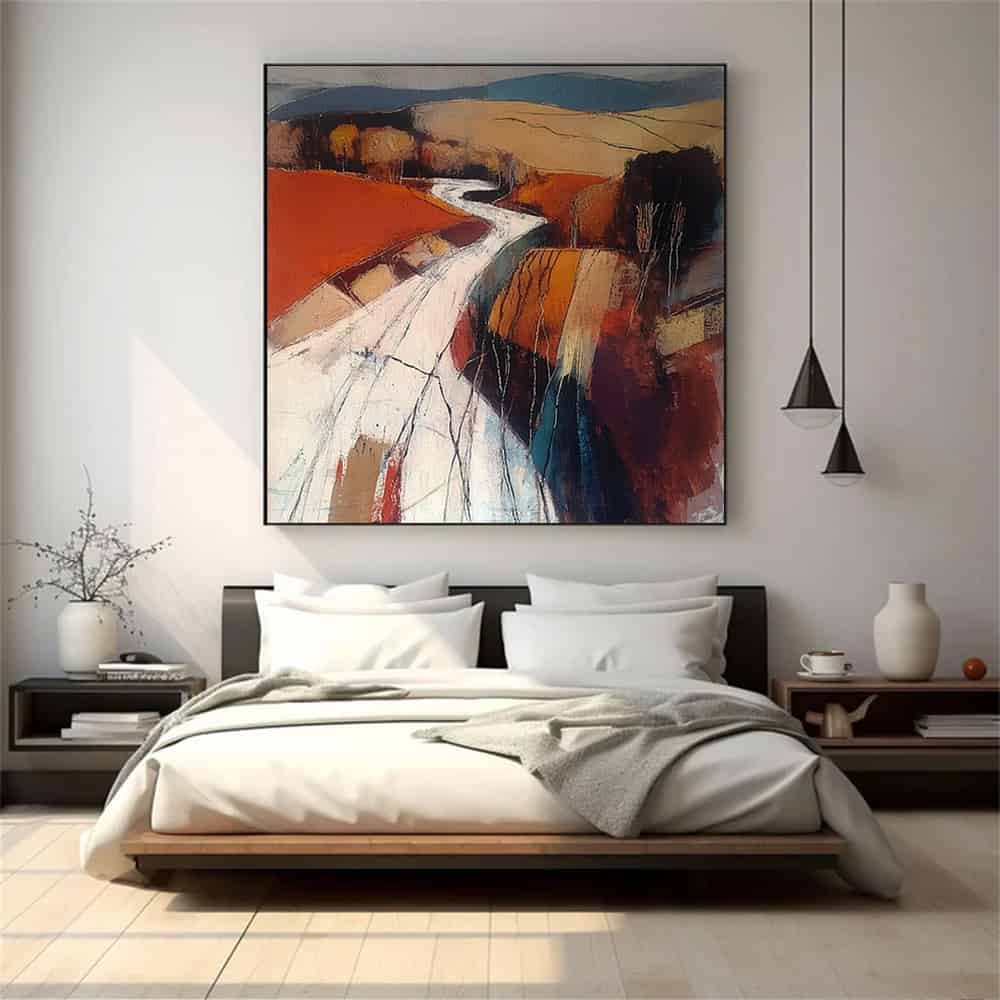 LANDSCAPE ART "THE CRIMSON RIVER"