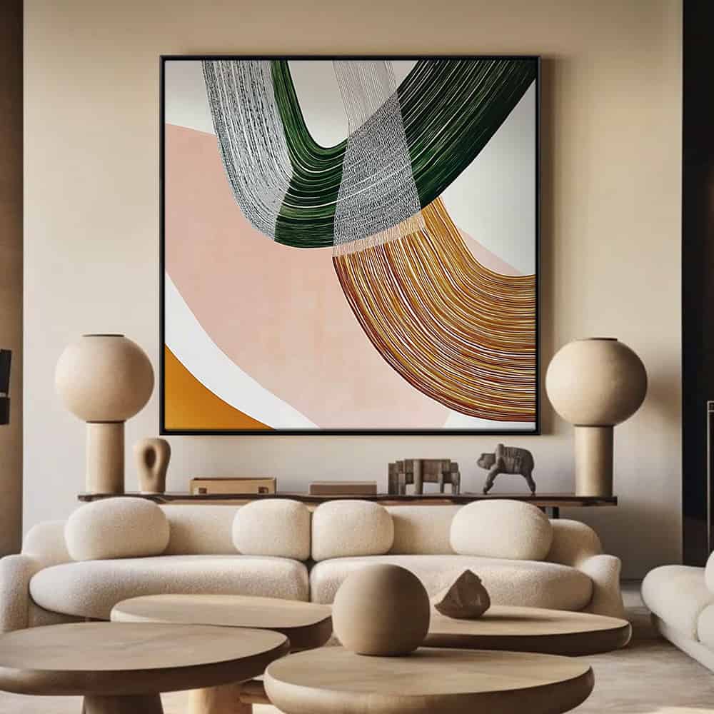 ABSTRACT ART "INTERTWINED FLOW"