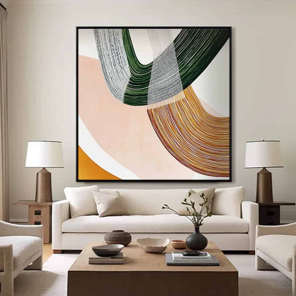 ABSTRACT ART "INTERTWINED FLOW"