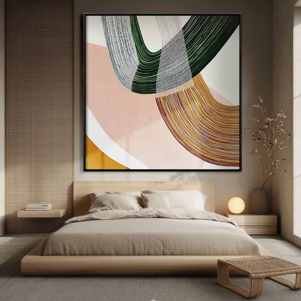 ABSTRACT ART "INTERTWINED FLOW"