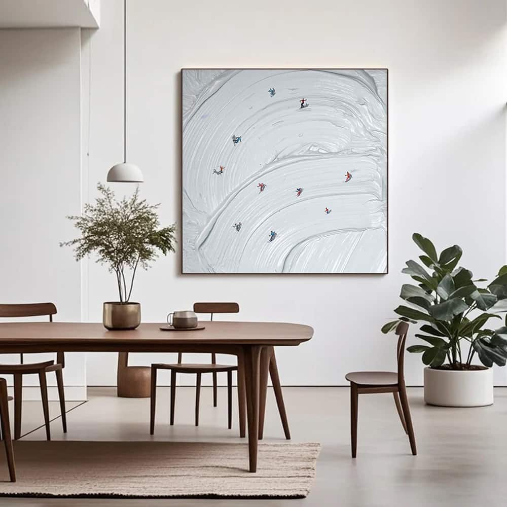 MINIMALIST ART "FROZEN FRENZY"