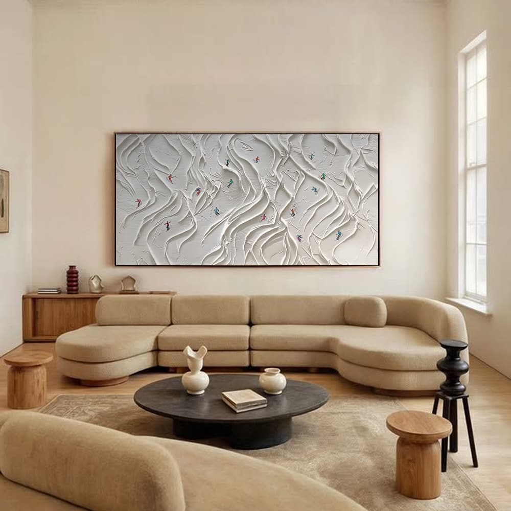 MINIMALIST ART "FROZEN LABYRINTH"