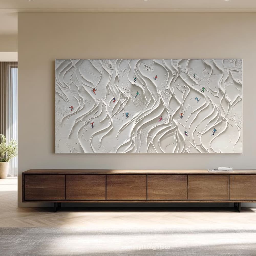 MINIMALIST ART "FROZEN LABYRINTH"