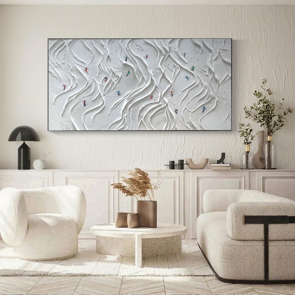 MINIMALIST ART "FROZEN LABYRINTH"