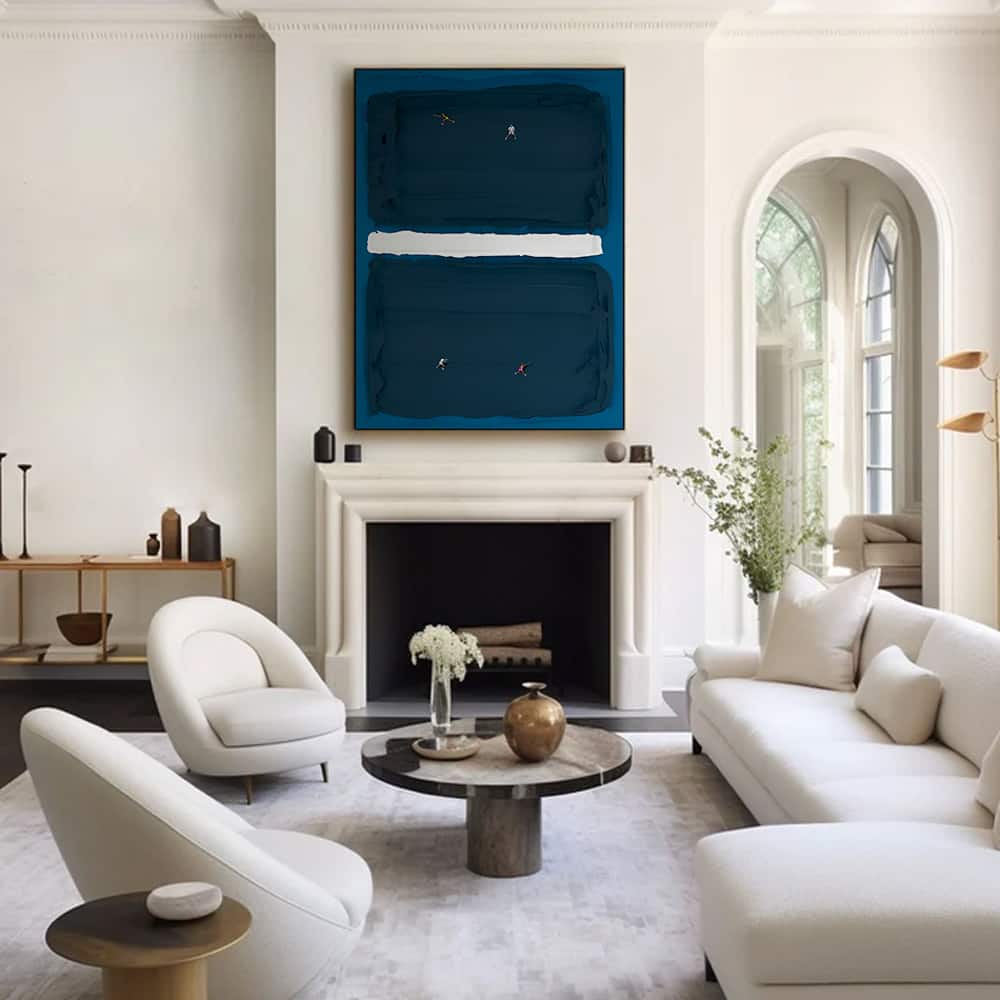 MINIMALIST ART "MIDNIGHT MATCH"
