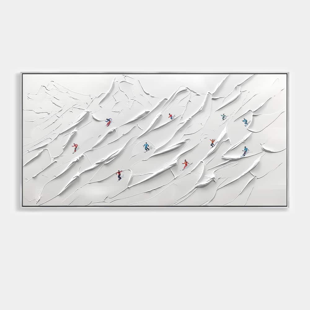 MINIMALIST ART "PAINTED PEAKS"