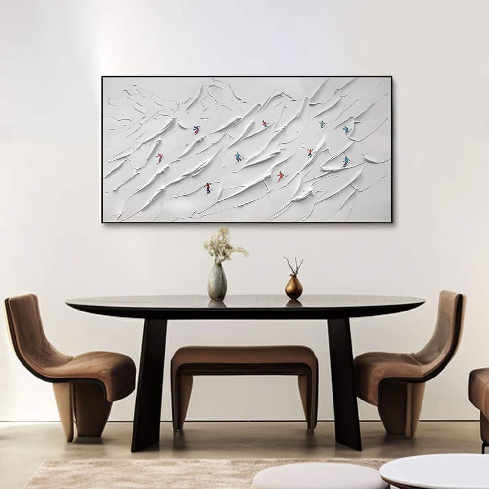 MINIMALIST ART "PAINTED PEAKS"