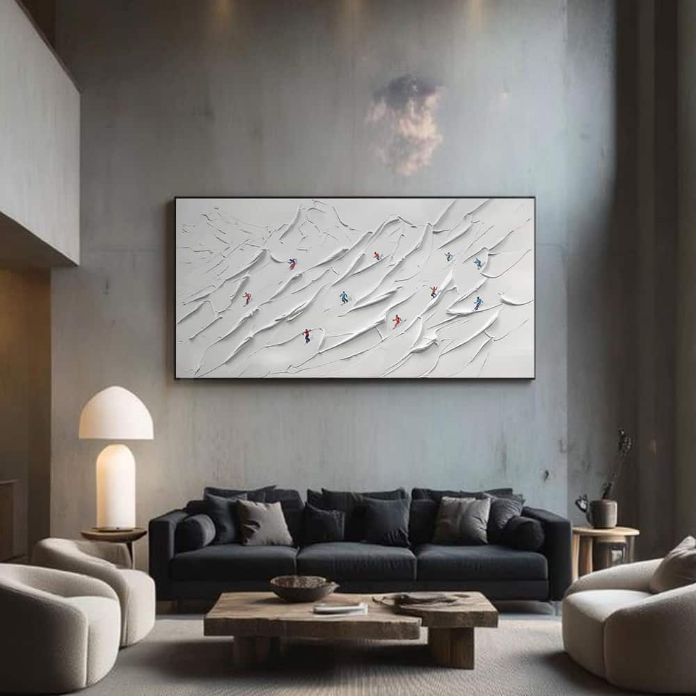 MINIMALIST ART "PAINTED PEAKS"
